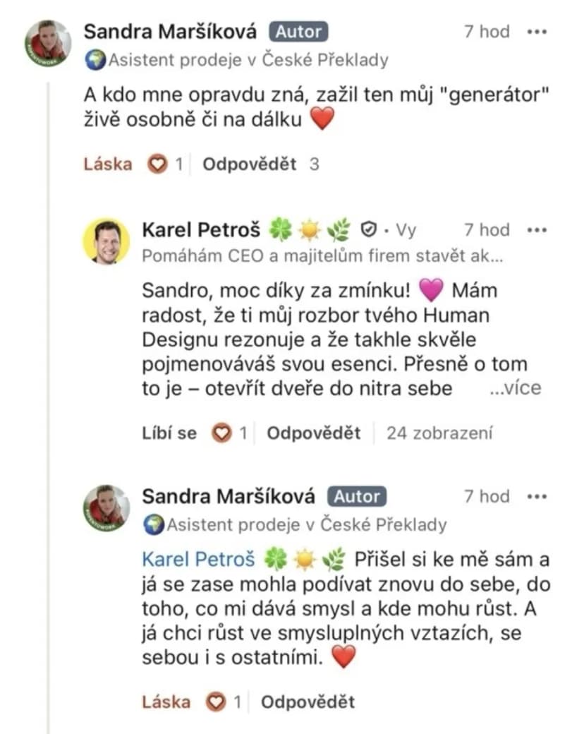 Recenze od klientky